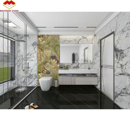 สไตล์การออกแบบที่ทันสมัย หินหรู หินหิมะ ธารน้ํามาร์บอร์สล็อบสําหรับการออกแบบภายใน