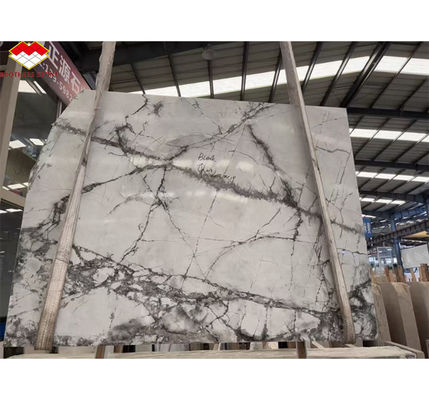 สีอาราเบสคาโต้ สีขาว อิตาลี ผงมาร์บอร์มสําหรับผนังและโต๊ะอาหารแบบกลมที่ทันสมัย