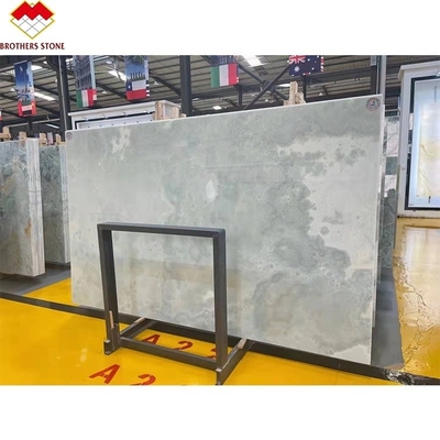 พานีลผนัง Onyx สีฟ้าโปร่งแบบจําเพาะสําหรับ FOB Trade Blue Marble Cladding