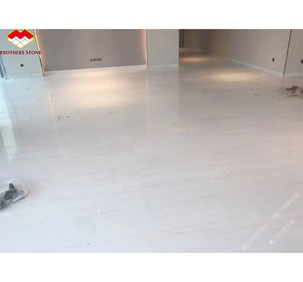 กระเบื้องหินมาร์บอร์ขาวอิตาลีที่เคลือบได้ ราคาดีที่สุด หินมาร์บอร์ขาวเวเนเซีย ขนาดที่กําหนดเองสําหรับการออกแบบพื้น