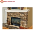 Brothers Stone Cultured Veneer Stacked Stone ผลิตแผงสำหรับผนัง