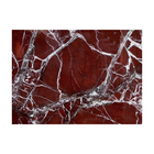 จีนขายส่งราคาถูกสีม่วงสีแดง Rosso Lepanto หินอ่อนที่มีเส้นเลือดขาวแผ่นกระเบื้องหินตุรกีราคาเคาน์เตอร์ธรรมชาติ