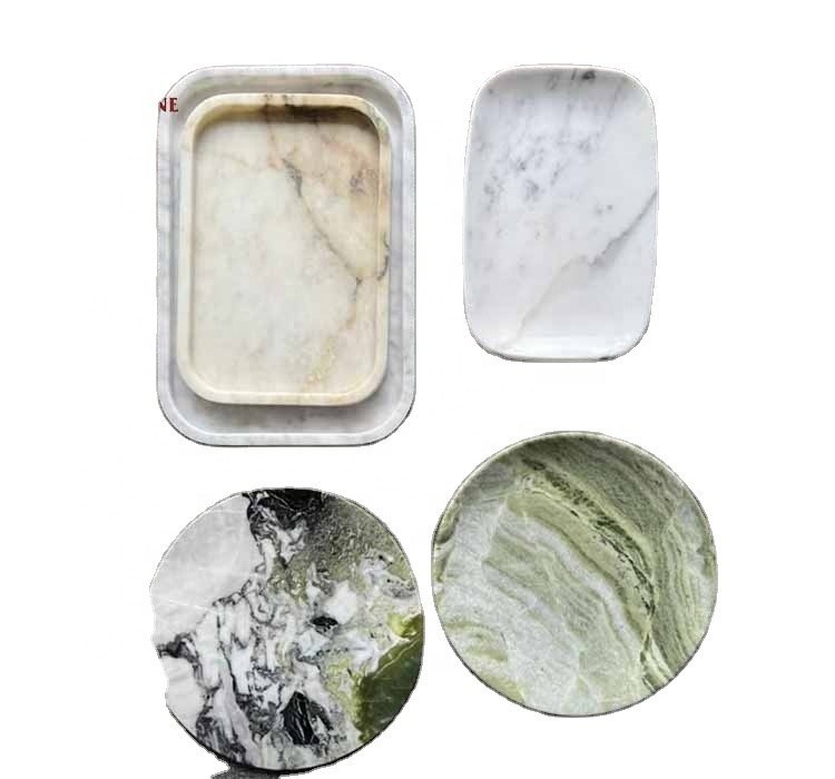 2024 โรงแรม มาร์บอร์ ตัดตามขนาด ชุดอาหาร พร้อมจานและถ้วยแบบมาร์บอร์ที่ทันสมัย