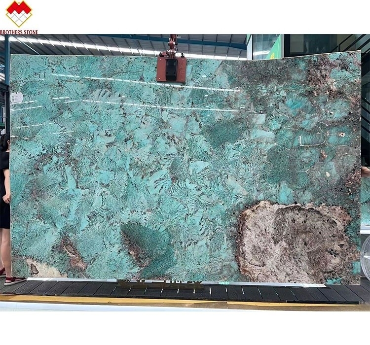 ภายใน Portomare Quartzite สีเขียว แอมะซอน สีเขียว แมบร์มาร์บอร์ส สีหลาย สีเขียว กัวเตมาลา