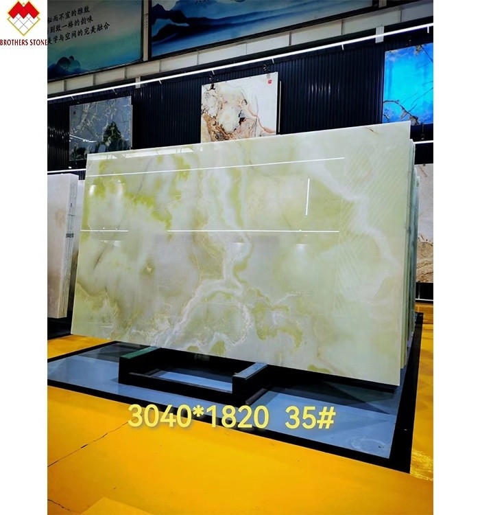 ขายตรง แผ่นออนิกซ์สีเขียวโปร่งใส สําหรับโต๊ะทํางาน ขนาดมาตรฐานหรือตามต้องการ